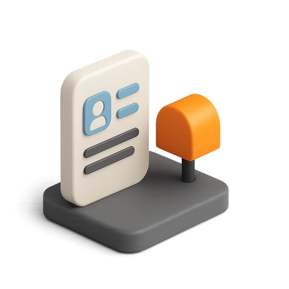 Contact form and email delivery setup